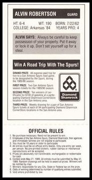 1988-89 Diamond Shamrock San Antonio Spurs